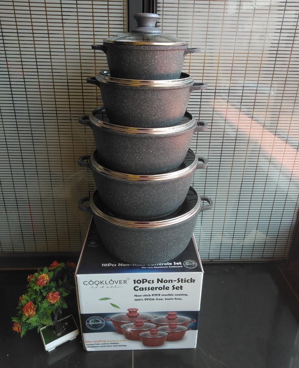 Marble coating cookware