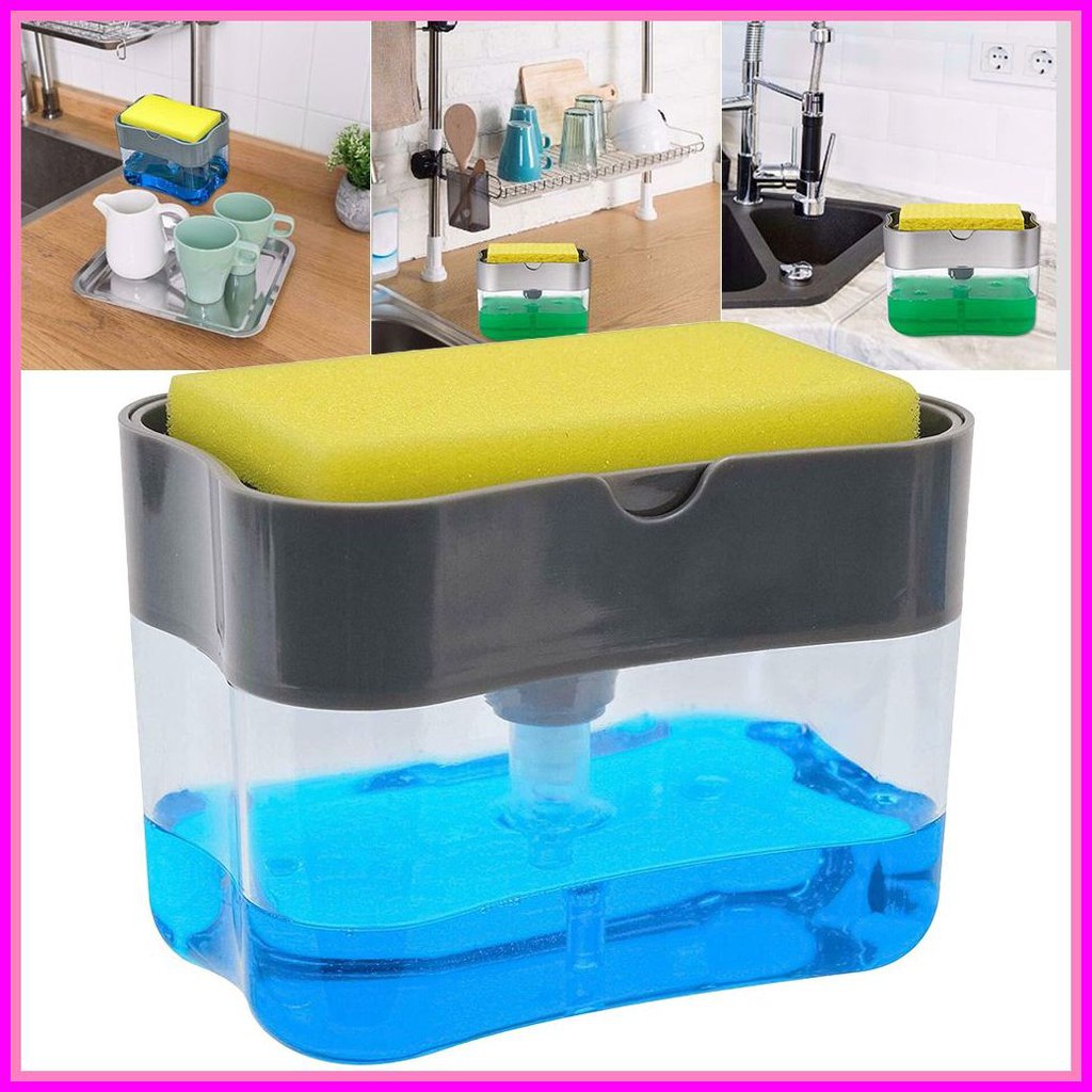 Soap pump and sponge candy