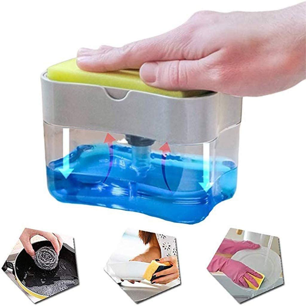 Soap pump and sponge candy