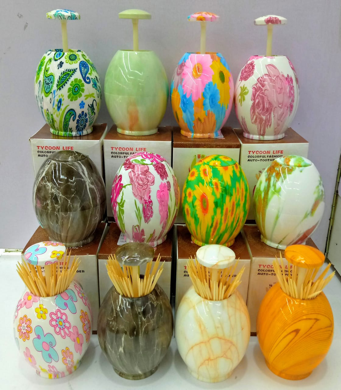 Tycoon toothpick holders