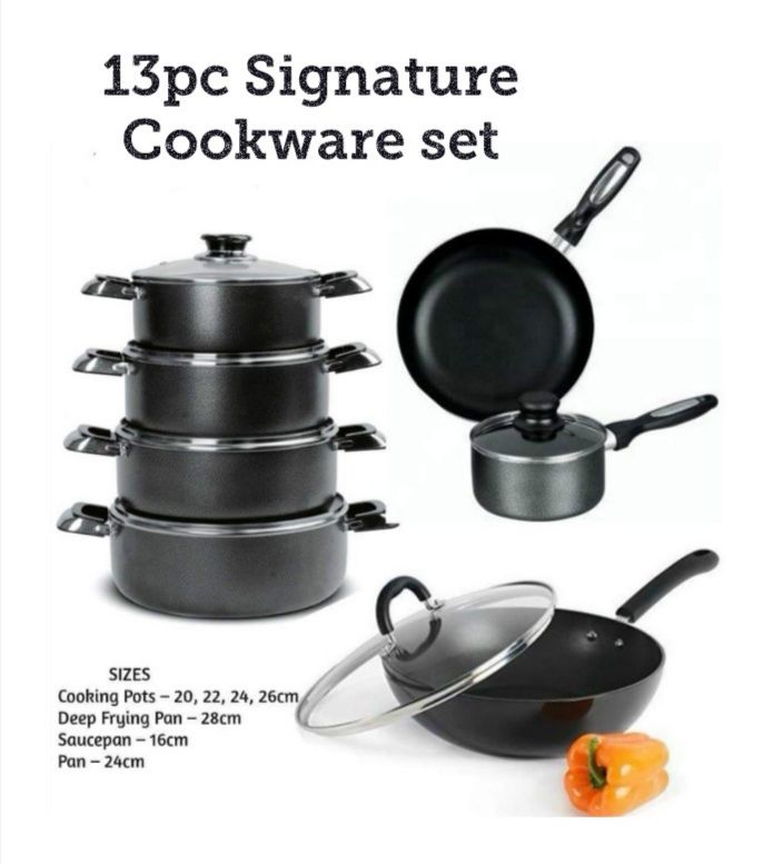 13 pieces signature cookware