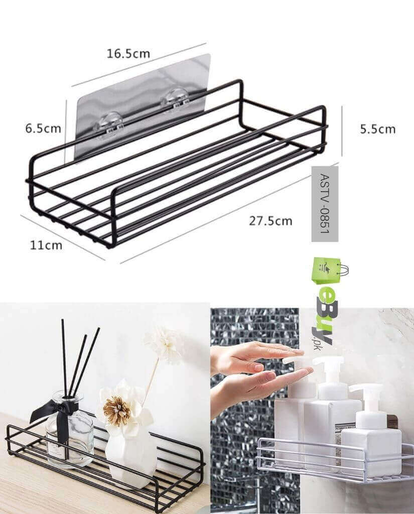 Bathroom metallic organizer