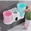 Toothpaste dispenser with cups