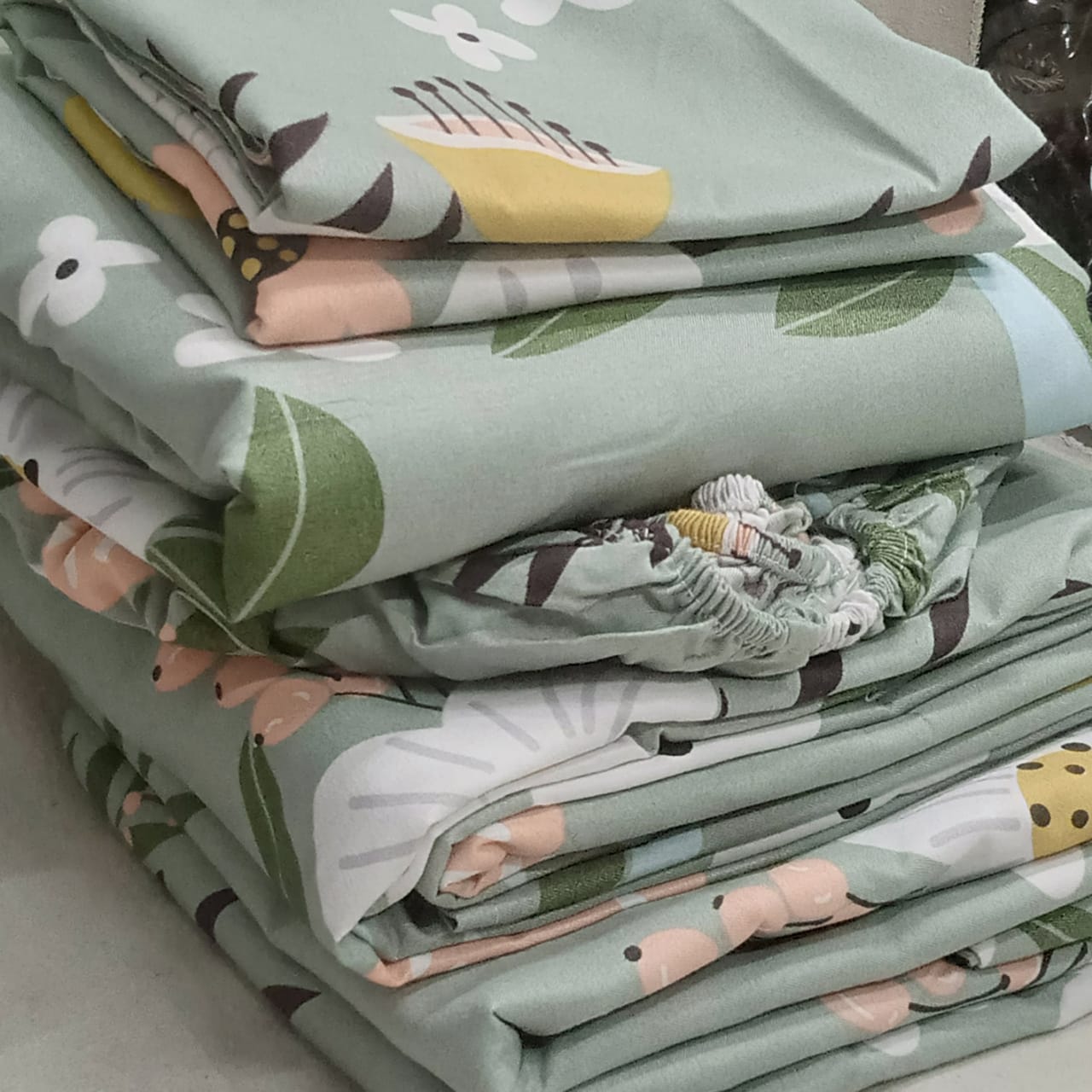 5pcs Quality Cotton bedsheet