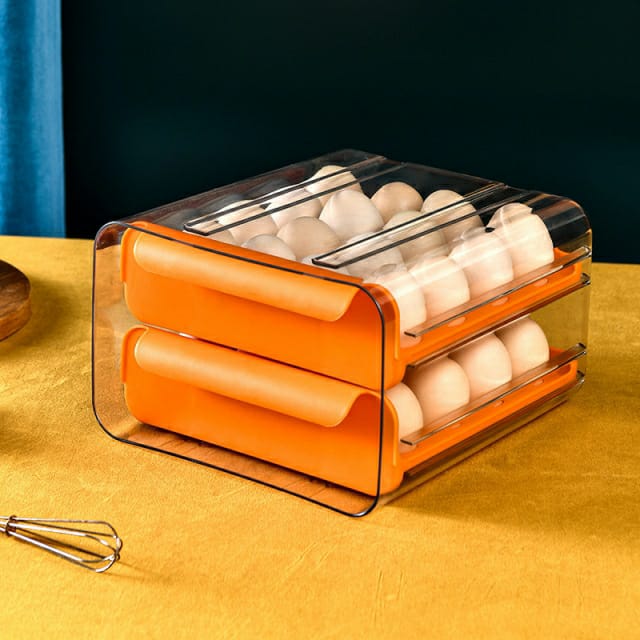 Acyric double egg tray