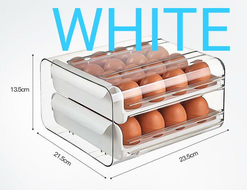 Acyric double egg tray