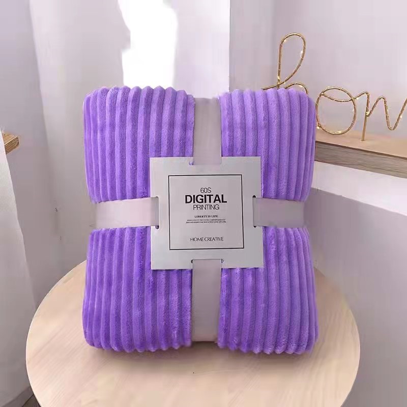 Flannel Sherpa Throw / Fleece blankets