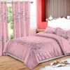 Duvet cover with curtains