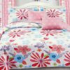 Duvet cover with curtains