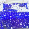 Duvet cover with curtains