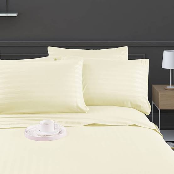 Cotton stripped Bedsheet