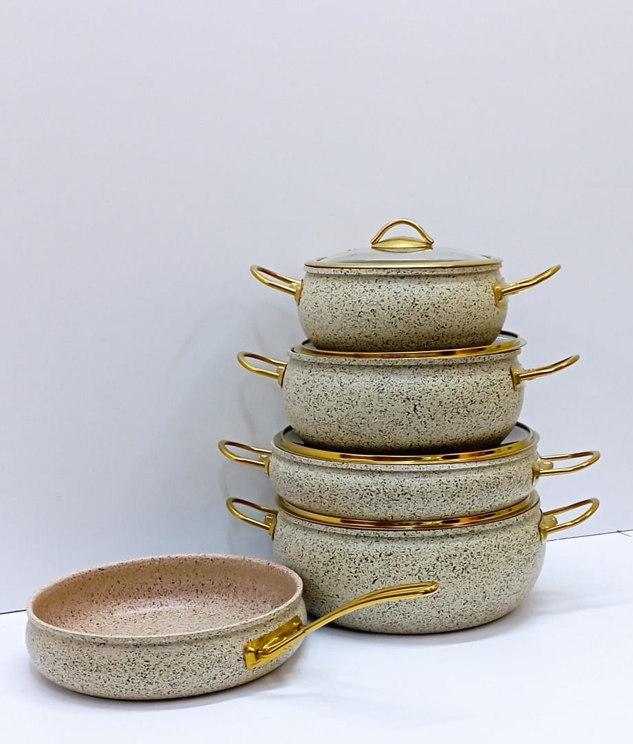 9pcs Granite Coating Cookware*