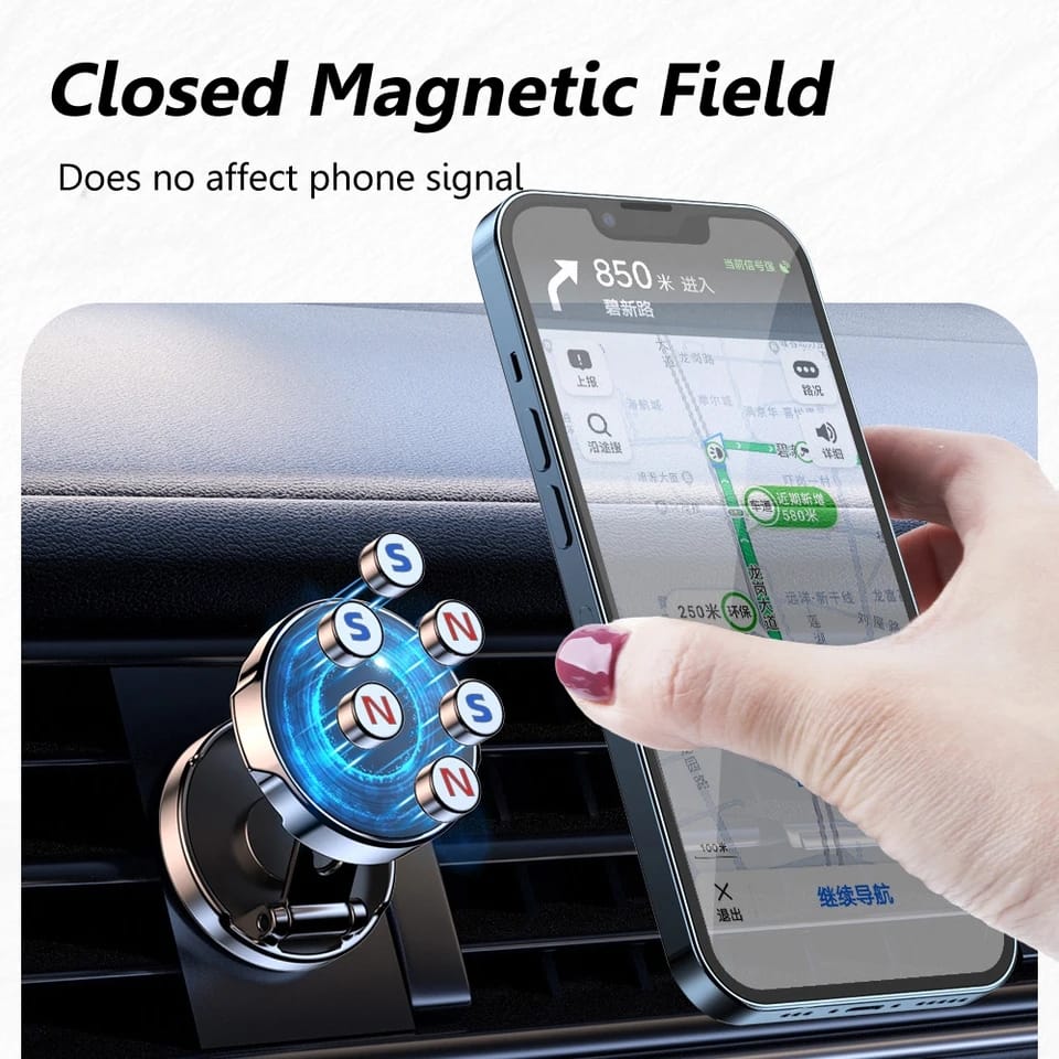 Magnetic car phone Holder