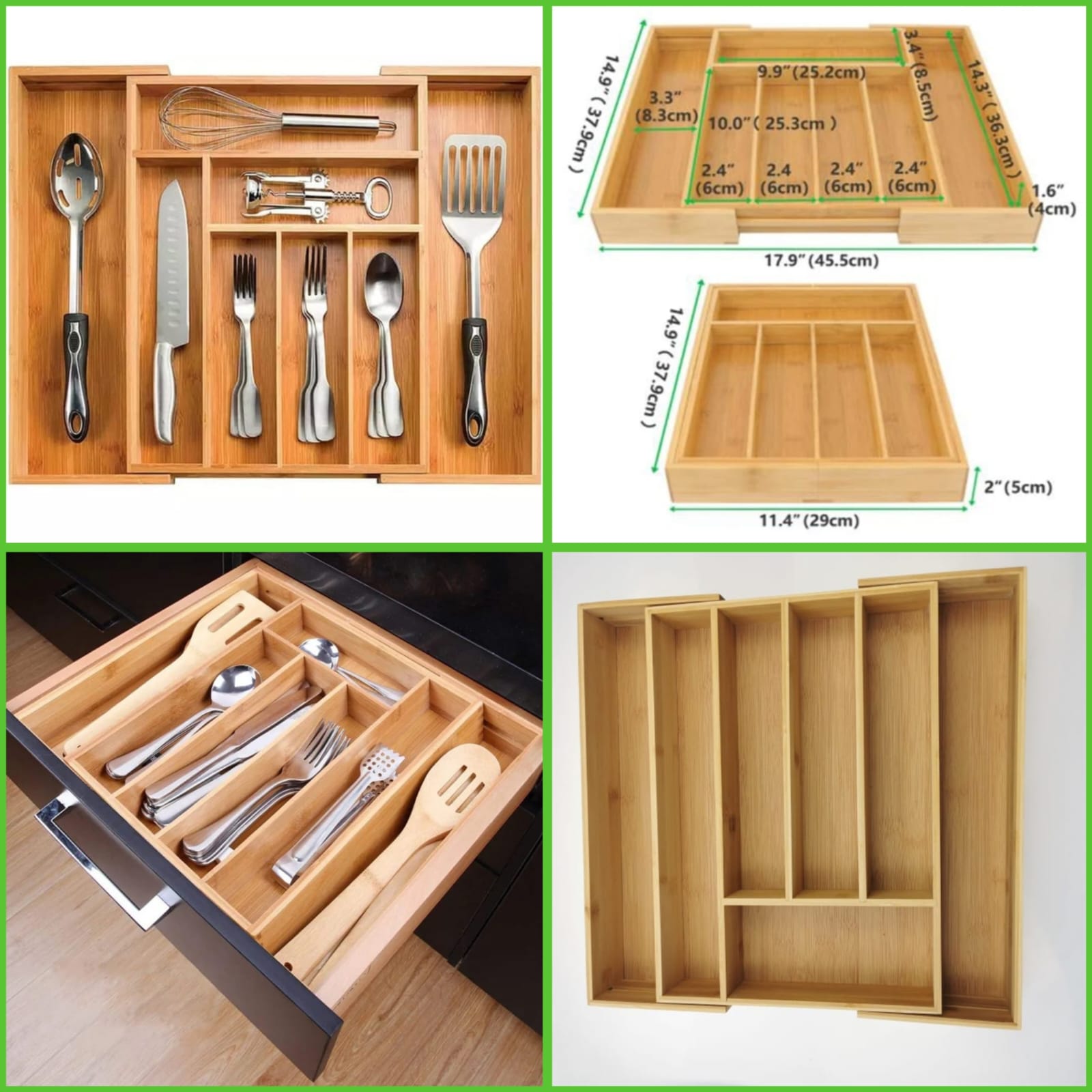IMG-20240426-WA4189(2) Expandable Bamboo drawer/cutlery organizer