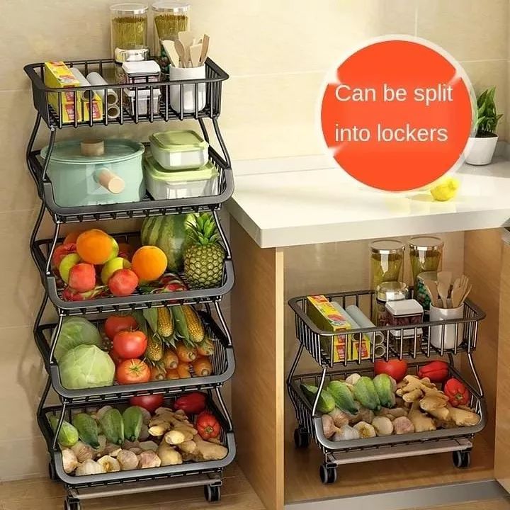 5 tier kitchen storage rack