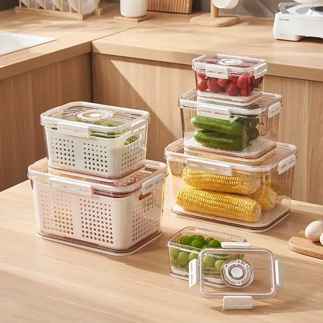 IMG-20240711-WA1544 Fridge Vegetable/Fruit/food storage Box