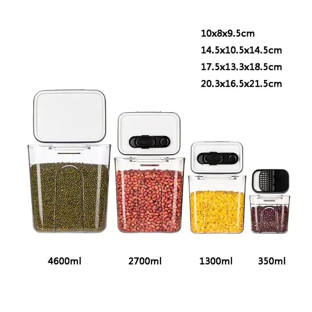Airtight storage containers