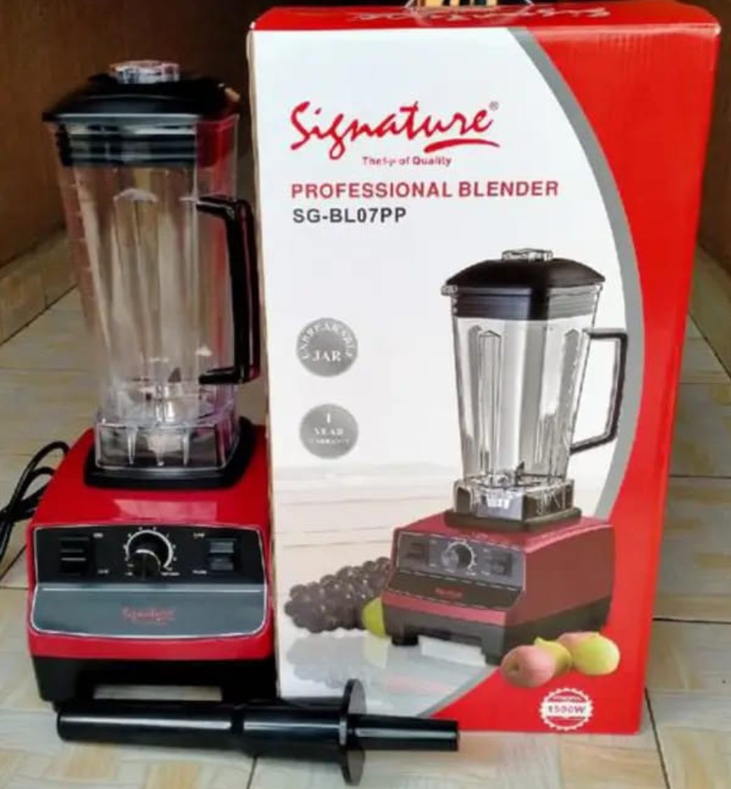 Commercial signature Blender