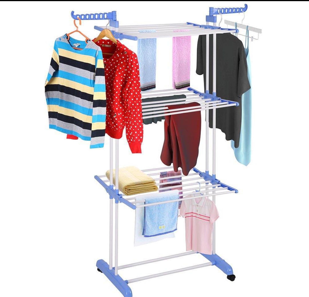 Foldable cloth drying rack
