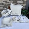 36pcs Shapely Dinner set (plain)