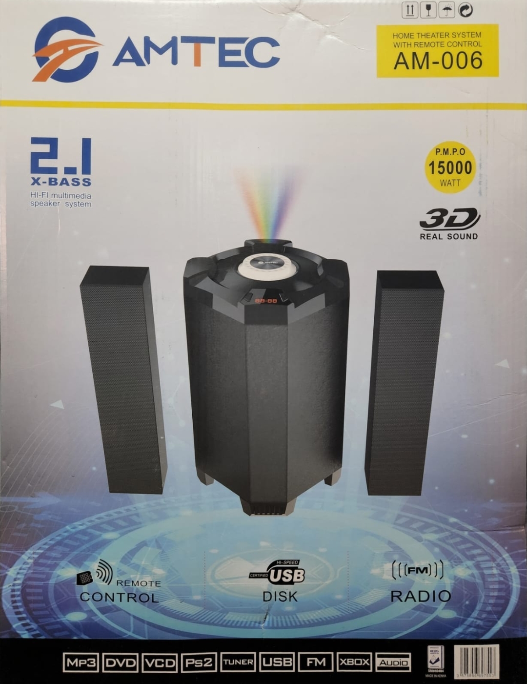 Amtec 2.1 home theater
